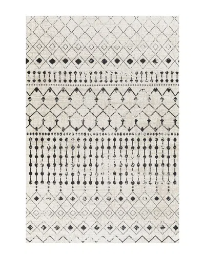 Surya Lavadora Machine-washable Rug In Black