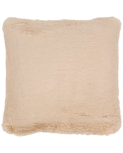 Surya Leather Pillow
