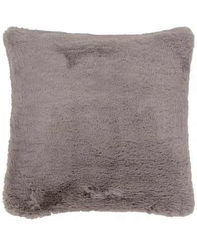 Surya Leather Pillow