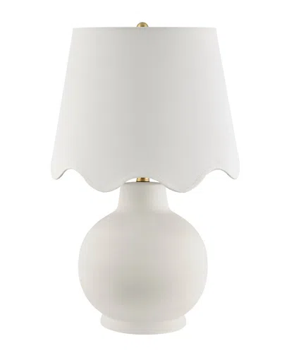 Surya Lefkada Accent Table Lamp In White