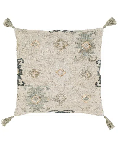 Surya Lenora Accent Pillow In Brown