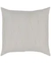 Surya Light Gray Mio Texture Euro Sham