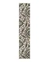 Surya Livabliss Alfresco Alf D Runner Area Rug, 2'5 X 7'10 In Black