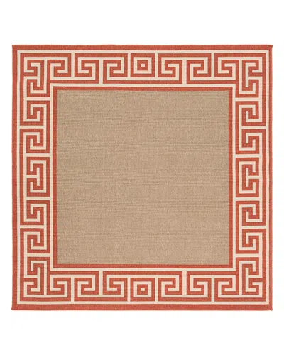 Surya Livabliss Alfresco Alf E Square Area Rug, 8'10 X 8'10 In Rust