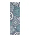 Surya Alfresco Alf-j Runner Area Rug, 2'5 X 7'10 In Charcoal