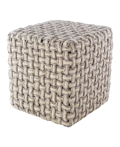 Surya Livabliss Cordoba Pouf In Neutral