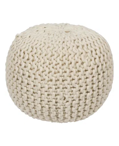 Surya Livabliss Desoto Pouf In Neutral