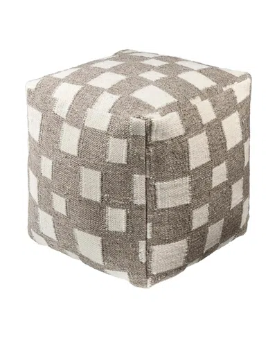 Surya Livabliss Jacinta Pouf In Neutral