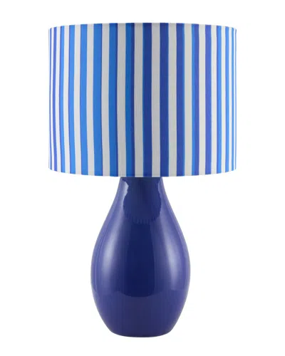 Surya Livabliss Melbu Accent Table Lamp In Blue