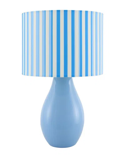 Surya Livabliss Melbu Accent Table Lamp In Blue