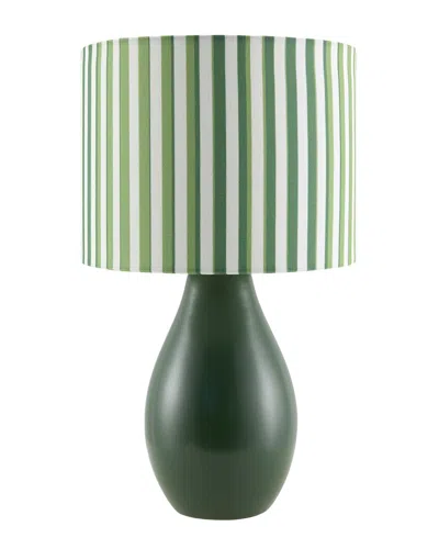 Surya Livabliss Melbu Accent Table Lamp In Green