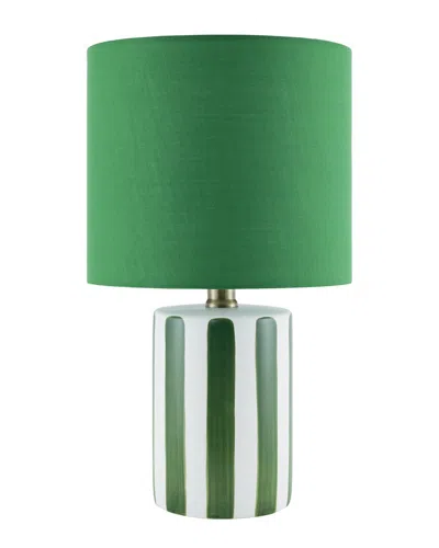 Surya Livabliss Melbu Accent Table Lamp In Green