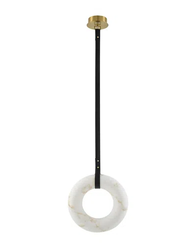 Surya Livabliss Nozay Accent Table Lamp In White