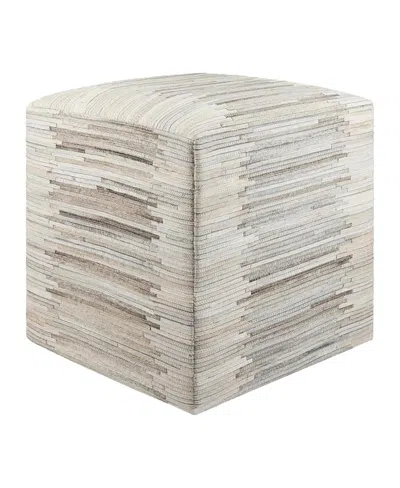 Surya Livabliss Zander Ottoman In Neutral