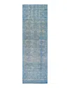 Surya Livorno Lvn-2300 Runner Area Rug, 2'6 X 8' In Denim/khaki