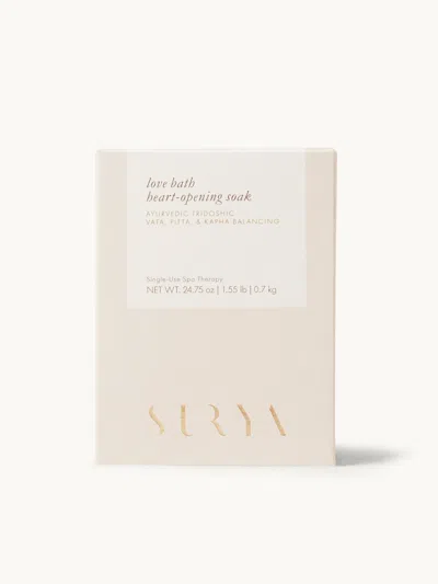 Surya Love Bath Heart-opening Soak In Transparent