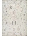 Surya Marlon 526243 6'6"x9' Area Rug In Silver