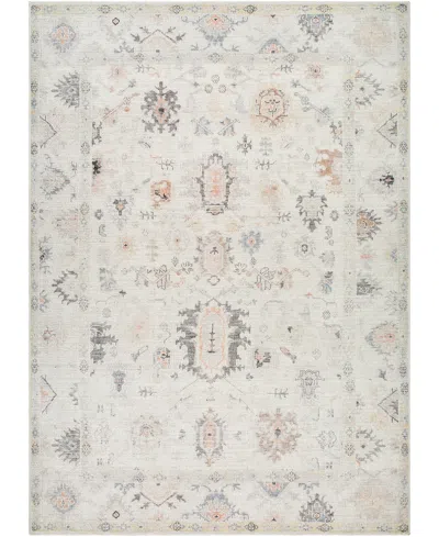 Surya Marlon 526243 6'6"x9' Area Rug In Silver