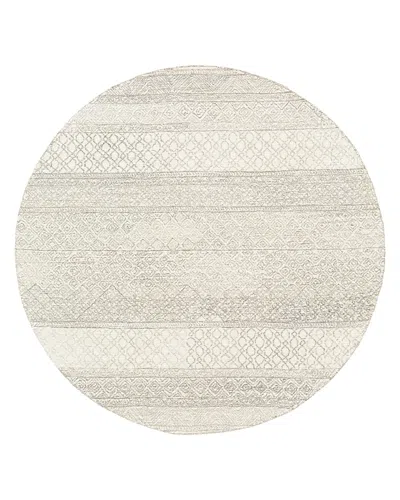 Surya Maroc 146888 Round Area Rug, 6' Round In Camel/taupe/cream