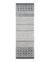Surya Maroc 147984 Runner Area Rug, 2'6 X 8' In Charcoal/teal/cream/khaki
