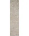 Surya Masterpiece High-low Mpc-2306 2'8" X 10' Runner Area Rug In Taupe