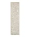 Surya Masterpiece Mpc-2300 Runner Area Rug, 2'8 X 7'3 In Light/grey
