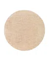 Surya Masterpiece Mpc-2302 Round Area Rug, 5'3 X 5'3 In Taupe/brown