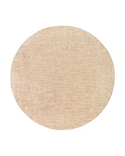 Surya Masterpiece Mpc-2302 Round Area Rug, 7'10 X 7'10 In Taupe/brown