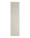 Surya Masterpiece High-low Mpc-2304 2'8" X 7'3" Runner Area Rug In Gray