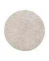 Surya Masterpiece Mpc-2308 Round Area Rug, 5'3 X 5'3 In Light/grey