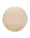 Surya Masterpiece Mpc-2308 Round Area Rug, 5'3 X 5'3 In Taupe/brown