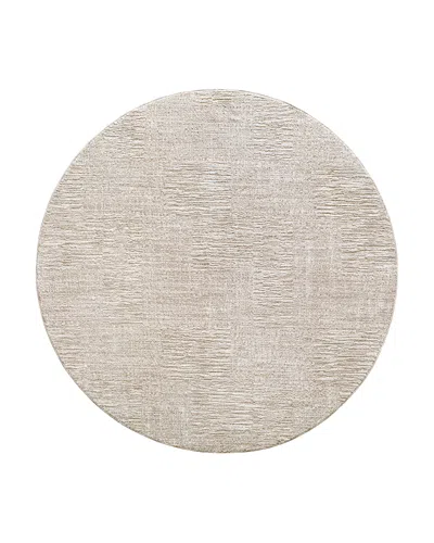 Surya Masterpiece Mpc-2308 Round Area Rug, 7'10 X 7'10 In Light/grey