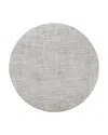 Surya Masterpiece Mpc-2310 Round Area Rug, 5'3 X 5'3 In Taupe/brown