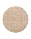 Surya Masterpiece Mpc-2312 Round Area Rug, 5'3 X 5'3 In Tan/beige