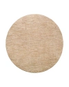 Surya Masterpiece Mpc-2320 Round Area Rug, 6'7 X 6'7 In Tan/beige