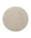 Surya Masterpiece Mpc-2320 Round Area Rug, 7'10 X 7'10 In Brown/taupe