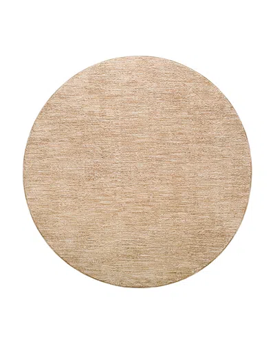 Surya Masterpiece Mpc-2320 Round Area Rug, 7'10 X 7'10 In Tan/beige