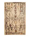 Surya Medina Area Rug, 6' X 9' In Burnt Orange/ Hot Pink/ Taupe/ Mocha/ Be