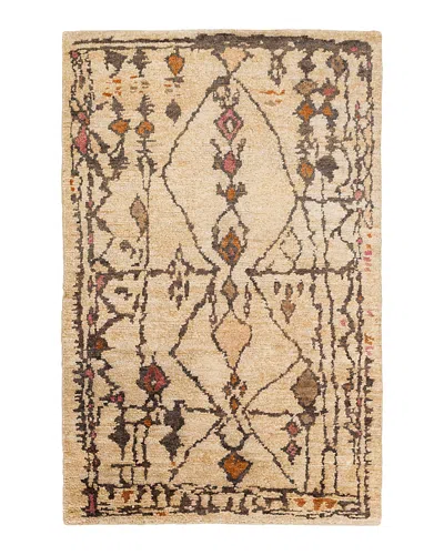 Surya Medina Area Rug, 6' X 9' In Burnt Orange/ Hot Pink/ Taupe/ Mocha/ Be