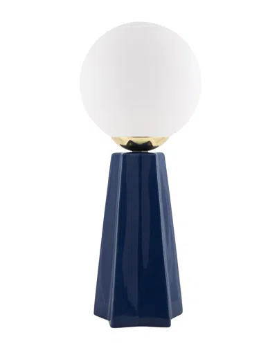 Surya Melbu Accent Table Lamp In Blue