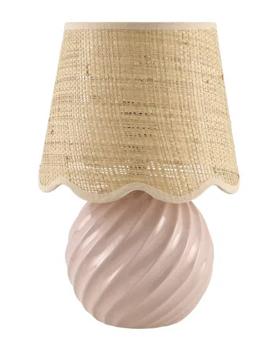 Surya Melbu Accent Table Lamp In Neutral