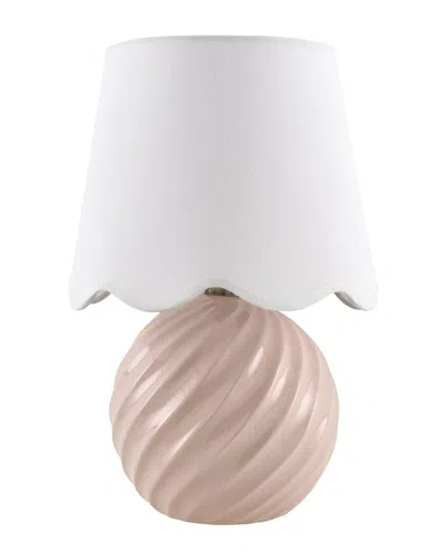Surya Melbu Accent Table Lamp In Nude