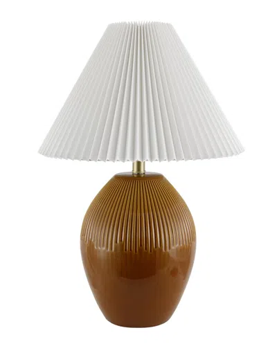 Surya Minilya Accent Table Lamp In Brown