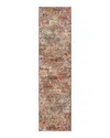 Surya Mirabel Mbe-2300 Runner Area Rug, 2'7 X 7'3 In Coral/red