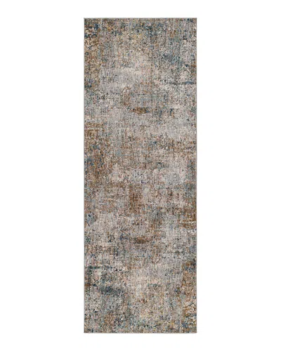Surya Mirabel Mbe 2303 Runner Area Rug, 2'7 X 10' In Brown/blue