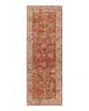 Surya Mirabel Mbe 2307 Runner Area Rug, 2'7 X 10' In Red Rose