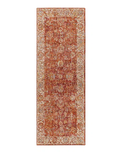 Surya Mirabel Mbe 2307 Runner Area Rug, 2'7 X 7'3 In Red Rose