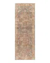 Surya Mirabel Mbe 2310 Runner Area Rug, 2'7 X 7'3 In Mist/red