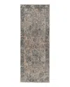 Surya Mirabel Mbe-2312 Runner Area Rug, 2'7 X 7'3 In Blue/beige