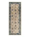 Surya Mirabel Mbe-2313 Runner Area Rug, 2'7 X 7'3 In Blue/tan